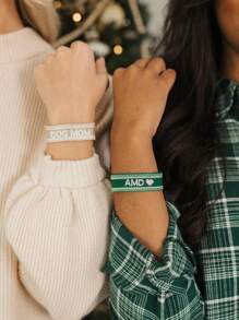 1pc Customized Name Woven Bracelet, DIY Embroidered Tassel Wristband, Commemorative Holiday Gift, Personalized Tassel Friendship Bracelet, Embroidered Bracelet, Mother's Day Customized Name Bracelet, Colorful Boho Embroidered Name Couples Bracelet, Adjustable Multi-Color Couples Embroidered Name Bracelet, Personalized Birthday Gift For Friends, Christmas Embroidered Bracelet, Customized Fashionable Student Bracelet, Dopamine Colorful Bracelet, Customized Embroidered Woven Bracelet,Black,Pink,White,Blue,Stylish,Colorful,Vintage,Simple,Unisex,Casual,Cuties,Custom,Personalized,Unique,Ideal Gifts For Him,Ideal Gifts For Her,Her,Boyfriend,Girlfriend,Dad,Mom,Family,Friends,For Anniversaries,For Birthdays,For Graduation,For Prom,For Party,Chic Autum, Chic Winter