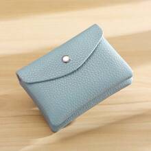1 pièce Mini Porte-monnaie vintage végan zippé, porte-cartes de crédit authentique, en PU, portefeuille pour femmes, porte-cartes authentique portable et portefeuille pour femmes, cadeaux de demoiselle d'honneur, cadeau pour femmes, cadeau d'anniversaire, cadeau amusant, petits cadeaux, idées cadeaux