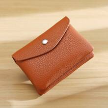 1 pièce Mini Porte-monnaie vintage végan zippé, porte-cartes de crédit authentique, en PU, portefeuille pour femmes, porte-cartes authentique portable et portefeuille pour femmes, cadeaux de demoiselle d'honneur, cadeau pour femmes, cadeau d'anniversaire, cadeau amusant, petits cadeaux, idées cadeaux