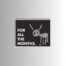 2025  Calendar For OVO Rapper Drake For AllThe Dogs Drake - Black and White - View 1