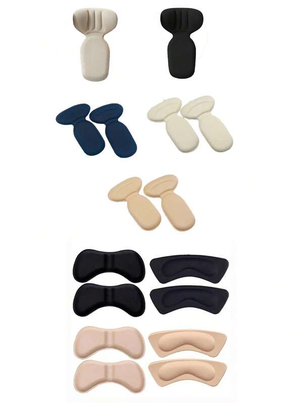 1 Pair T-Shaped Heel Pads For Shoes, Heel Inserts For Women Anti-Slip Heel Grips, Self-Adhesive Heel Protectors Heel Inserts Improve Shoe Fit And Comfort Prevent Heel Slippage And Blisters,Shoes And Boots Accessories