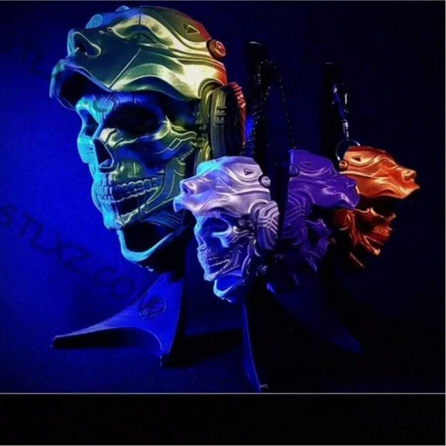 1pc 3D Printed Mechanical Girl Desktop Ornament, Transformable Desk Toy, Crafts Gift For Men, Collectible (Note: Due To 3D Printing, Color May Vary Slightly From The Actual Product)