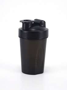 1 pièce Bouteille shaker 400 ml 14 oz pour shakes protéinés, bouteille shaker, tasse à shake fitness, gourde de sport, bouteille shaker avec fouet à billes, facilite l'ajout de doses et de liquides, avec marquages en relief mesurant les onces et les millilitres, parfait pour les shakes protéinés et les smoothies