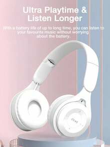 GENAI Wireless Headphones With Microphone, HiFi Stereo Sound, Foldable & Lightweight, Volume Control, 3.5mm Stereo Cable, Deep Bass, Suitable For Home, Office, Phones, Computers - Multicolor - View 6