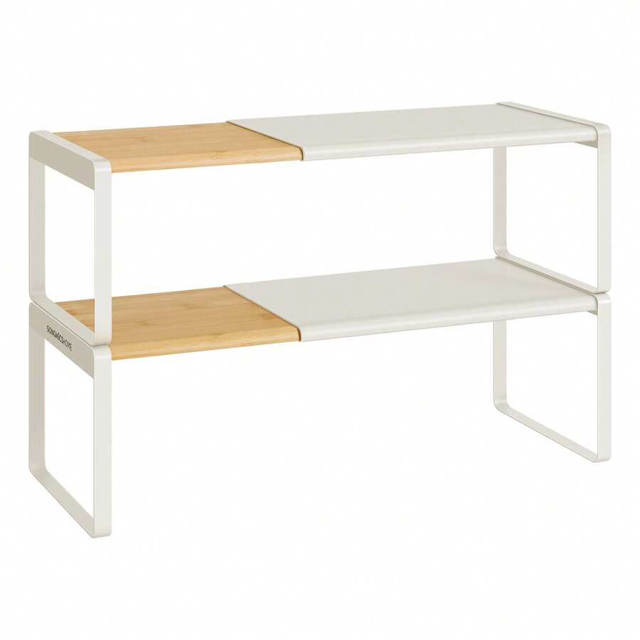 SONGMICS HOME Spice Rack - Original Bamboo Color - View 1