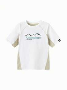 Balabala Camiseta de manga corta para niños Verano 2025 Parte superior rápida de secado para niños