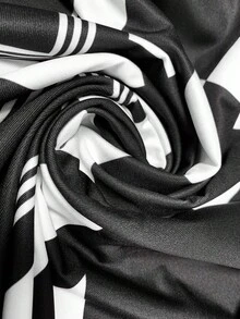 女士加大码夏季连衣裙，几何图案无袖中长连衣裙（1X-5X 码可选），休闲波西米亚风时尚沙滩裙，女士度假装