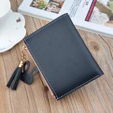 Fashion Wallets, Women's Wallets, Short Wallets, Portable Pouches, Small Handbags, Women's Card Holders, PU Leather, Foldable Coin Purses