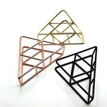 1pc Stylish Modern Metal Napkin Holder For Bathroom And Kitchen - Table Accessory For Tissue Organization - Golden/Rose Gold/ Black - Multicolor - View 8