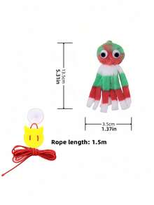 1件/彩色可爱章鱼形猫咪毛绒玩具，宠物玩具，猫咪逗趣玩具，猫咪玩具，毛绒猫咪玩具悬挂猫咪玩具可爱章鱼，猫咪玩具，猫咪必需品，宠物自娱猫薄荷玩具，注意：所有颜色均为彩色。主打彩色为主要款式。所有款式均为颜色布局，颜色分布略有不同，例如紫色为紫色款式。 - 彩色 - 查看 10