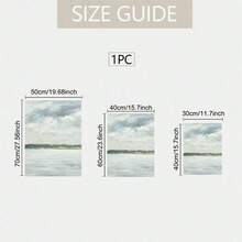 3 件帆布墙面艺术抽象风景印刷海报简约现代艺术自然墙面装饰可选画框 - 彩色 - 查看 8