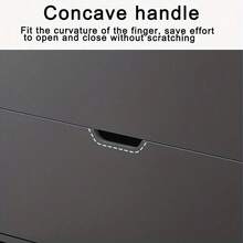 2 Drawer Shoe Rack Shoes Storage Cabinet Wooden Cupboard Organiser Holder Stand - Black - View 10