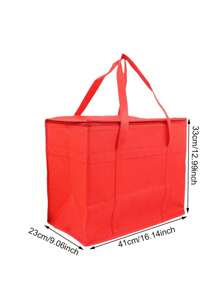 1Pc Portable Lunch Insulated Cooler Bag Folding Insulation Picnic Ice Pack Food Thermal Bag Drink Carrier Insulated Bags Beer Foil Food Bag Outdoor Camping Travelling BBQ Catering Materials Zipper Bag Picnic Folding Insulated Bag
