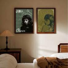 1/3PCS Optional Frame Posters Wall Arts Pop Singer Poster Home Living Room Bedroom Bar Aesthetic Decoration, Wall Art With Frame