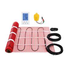 Floor Heating Mat,10 Sq.Ft. 14℉-113℉ Electric Radiant Floor Heated Warm System With Digital Floor Sensing Thermostat, 110-120V  Includes Installation Monitor, Adhesive Back For Easy Installation - 10 Sq.ft. - View 8