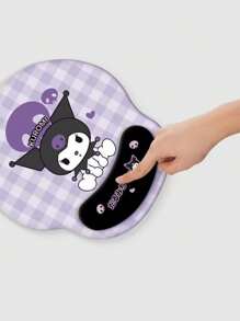 Sanrio 1pc Cute Kuromi Mouse Pad, Cartoon Office Desk Mat Computer Keyboard Pad, School Supplies, Back To School