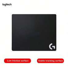 Bàn di chuột dày hai mặt G440, bề mặt nhựa cứng mịn + lớp vải kiểm soát mật độ cao, đáy silicon chống trượt, chống mài mòn và có thể giặt được, Bàn di chuột thể thao điện tử, màu đen - màu đen - Xem 1
