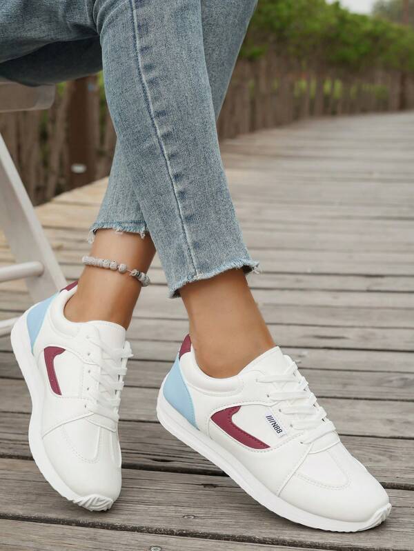 Calçados esportivos casuais femininos, tênis confortáveis, respiráveis e antiderrapantes, calçados leves e macios para caminhada e corrida, versáteis para deslocamento e uso diário