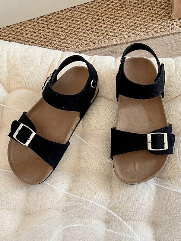Children's "Unisex" Summer Bestseller! The Fashionable Double-Buckle Adjustable Design Of Birken Sandals Is Soft And Comfortable, Making Them Perfect For Outdoor Vacations