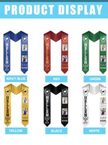 1pc Customized 2025 Graduation Shawl, Personalized Name & Photo Shawl, Premium Graduation Shawl, 6 Color Options, Double Layered Craftsmanship, Long-Lasting Colors, Shine Bright During Graduation Season