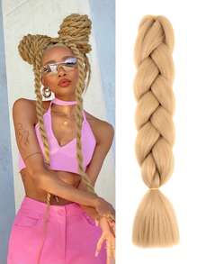 Estensioni per trecce arcobaleno da 24 pollici, capelli sintetici viola professionali, trecce jumbo, estensioni per capelli colorate a gradiente africane per intrecciare all'ingrosso per Ognissanti e Natale