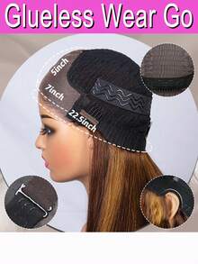 7x5 Lace Highlight Wear And Go Glueless Wigs Human Hair Ombre Curly Lace Front Wig Human Hair 250% Density Highlight Deep Wave Pre Plucked Pre Cut Curly Highlighted Wig Human Hair For Women