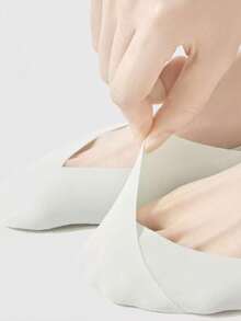 1/2/4/6双女士夏季薄款防滑浅口隐形踝袜，新款冰丝女士短袜 - 彩色 - 查看 2