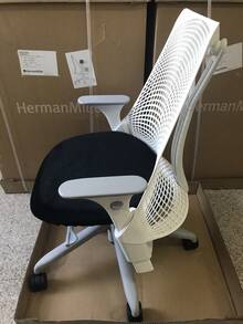 Hand Made Seat Cover Fit Herman Miller Sayl Home Office Task Chair Seat - Grey - View 2