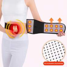 Cinturón autorregulable negro apto para hombres y mujeres para deportes en el hogar, acondicionamiento físico, yoga, pilates, ajustable (para las cuatro estaciones) - Negro - Ver 7
