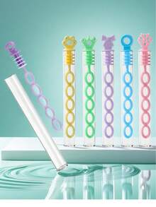 10/20pcs Porous Bubble Sticks, 5-Hole Bubble Sticks (Excluding Bubble Liquids) Suitable For Party Atmosphere Props And Small Gifts - Multicolor - View 10