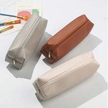 1pc Foldable Convenient Cosmetic Stationery Pencil Case,Back To School,School Supplies,Pencil Pouch,School Bag