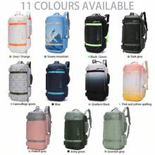 BE SMART 50L Extra Large Gym Backpack For Men Big Gym Bag With Shoes Compartment Waterproof Heavy Duty Duffel Bags Men's Workout Backpacks For Outdoor Sport Hiking Camping XL - xám đen - Xem 9