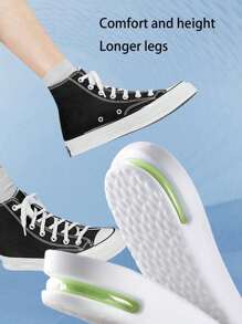 1 Pair Of Men's And Women's Height Increasing Insoles, Soft And Comfortable, Running Sports Cushion, 1.5-3.5 Centimeters