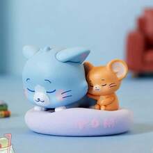 Miniso 汤姆和杰瑞 Gokko 竞争系列盲盒，可爱设计，优质树脂，非常适合桌面装饰（1 件，随机发货） - 彩色 - 查看 2