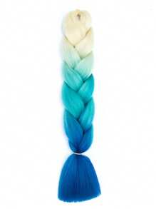 Estensioni per trecce arcobaleno da 24 pollici, capelli sintetici viola professionali, trecce jumbo, estensioni per capelli colorate a gradiente africane per intrecciare all'ingrosso per Ognissanti e Natale