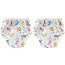 3pcs Baby Breathable Diaper Underwear, Newborn Potty Training Pants, Washable For Boys And Girls, Silk Material For All Seasons, Leak-Proof Absorbent Reusable Diapers, Suitable For Baby Boys And Girls, Multiple Combinations, Essential Baby Items - Multicolor - View 40