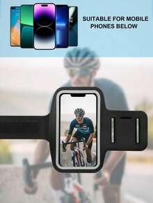 多功能防水臂带手机支架，适用于户外运动、跑步、徒步旅行、骑自行车、健身、触摸屏手机臂包