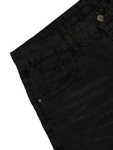 Herren Mode Street Style leicht schwarze Loose Fit Jeans, Grunge