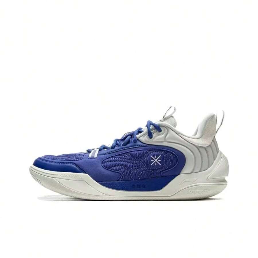 LI-NING 李宁韦德 ICE 2 V2 男款篮球鞋，专业运动正品官方商店，ABPV001 - 炫目藍/乳白色 - 查看 1