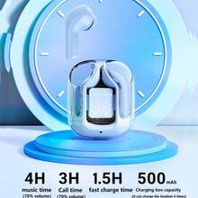 Noise Cancelling Wireless Bluetooth Headphones With Digital Display Charging - Ngẫu nhiên - Xem 7