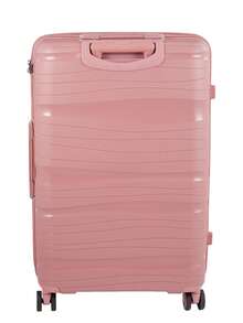 Living And Home 4-Piece (Lightweight PP) Lockable Suitcase Set – 14"/20"/24"/28" Expandable Luggage With Silent Wheels & TSA Lock – Nesting Design For Compact Storage - Rose Gold - View 5