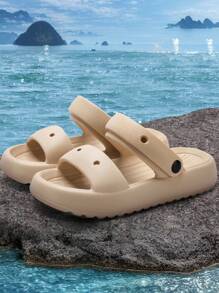 1 Pair Summer Outdoor Fashionable Soft-Sole Minimalist Flip-Flops
