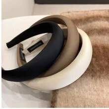 3 Peças Faixa de Cabelo de Esponja de Tecido Antiderrapante, Adequada para Uso Diário de Tiara de Cabelo