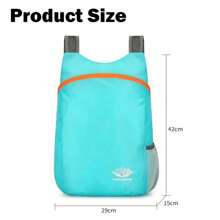 Vanaheimr Bolsa dobrável para acampamento ao ar livre, bolsa de transporte e armazenamento ultraleve, bolsa de viagem, mochila à prova d'água, mochila para esportes ao ar livre