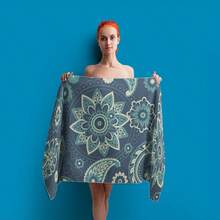 Oversized Bohemian Style Beach Towel - Soft, Lightweight, Super Absorbent Microfiber Towel Suitable For Travel, Swimming, Camping, Yoga, Fitness, Beach Vacation And Beach Parties - A Perfect Gift For Family And Friends - Multicolor - View 44