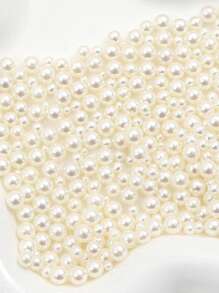 400 piezas surtidas de perlas de plástico de ABS brillantes de 1.5-5mm sin agujero, de colores pulidos, para manualidades de arte de uñas, joyería y decoración