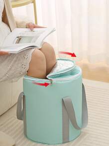 1 pezzo Bacinella portatile e pieghevole per il bagno dei piedi, secchio per il bagno dei piedi pieghevole, portatile e isolato per l'uso domestico, borsa multifunzionale per il bagno dei piedi - rilassa e rinfreschi i tuoi piedi ovunque e in qualsiasi momento per donne e uomini