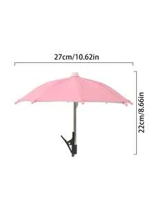 Phone Umbrella For Sun Shade With Clip Bracket Stand, Cell Phone Umbrella Sun Shade, Phone Umbrella Cell, Outdoor Sun Phone Umbrella Mobile Holder For Phone With Adjustable Clip Bracket Phone Cell Sunshade, Mobile Phone Holder With Universal Adjustable Glare Blocking For Outdoor, For Cell Phones, Kindle,Pad,Smartphone, Navigator Blocking Glare Anti-Reflection, Travel Essentials Compatible With IPhone, Android Phone, Gift For Birthday, Family, Friends, For Summer Holiday Outdoor Beach Travel Phone Stand, Phone Accessories - Multicolor - View 11