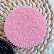 Jouet pressable à la mode - Jouet anti-stress de simulation alimentaire, jouet anti-stress mini créatif, jouet alimentaire TPR réaliste, noir, rose, bleu, violet, biscuit exquis