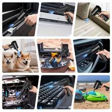 1 件无线压缩空气除尘器，电动鼓风机，USB 充电，最大 36V，6000mAh 锂电池，5.3KPa 强吸力，ABS 树脂机身，适用于电脑、键盘、相机、汽车、家庭、办公室和宠物清洁